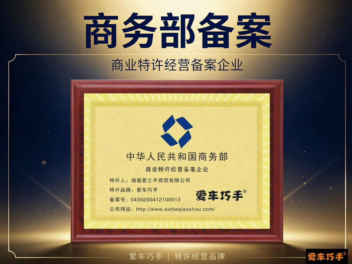 爱车巧手商务部备案